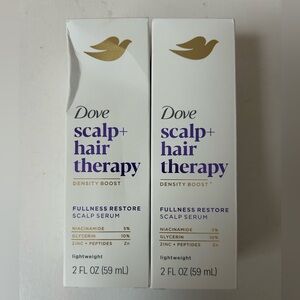 2x Dove Scalp+ Hair Therapy Fullness Restore Serum